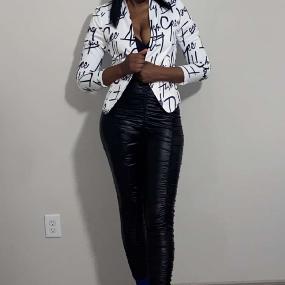 Black & White Blazer